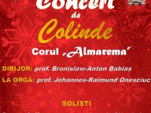 Concert de colinde, sâmbătă, la Biserica Romano-Catolică „Sf. Ioan Nepomuk” Suceava