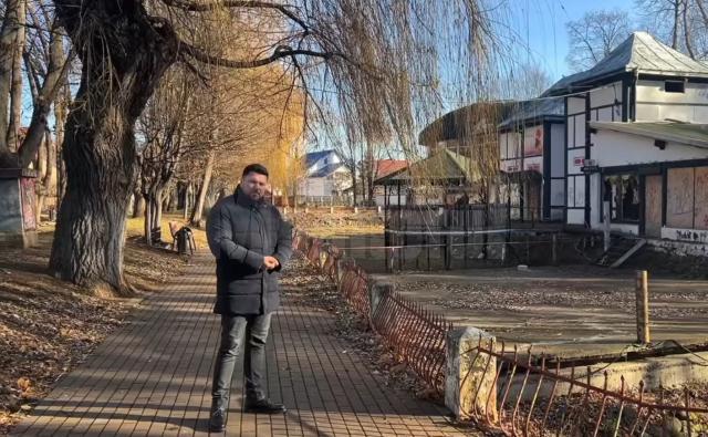 Primarul din Rădăuți, Bogdan Loghin, propune amenajarea unei grădini japoneze în parcul de la lac