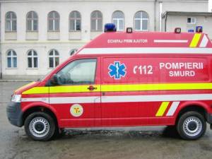 Rănitul a fost preluat de un echipaj SMURD