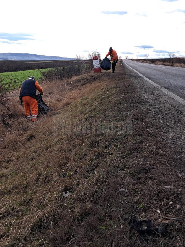 Acțiune de strângere a tonelor de gunoaie