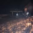 Container distrus în totalitate, după un incendiu