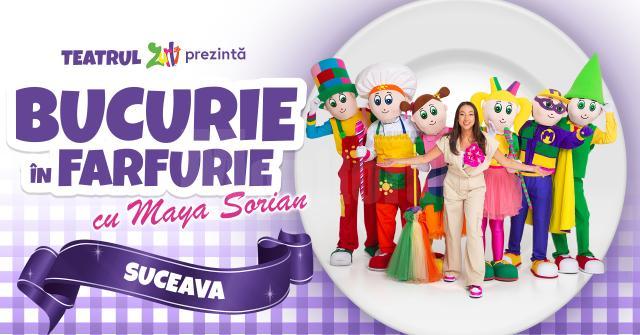 Spectacolul pentru copii „Bucurie în farfurie”, lansat de Gașca Zurli, ajunge și la Suceava