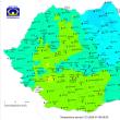 Temperaturi înregistrate luni, 8 ianuarie