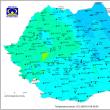 Temperaturile înregistrate marți, 9 ianuarie 2024 - sursa ANM