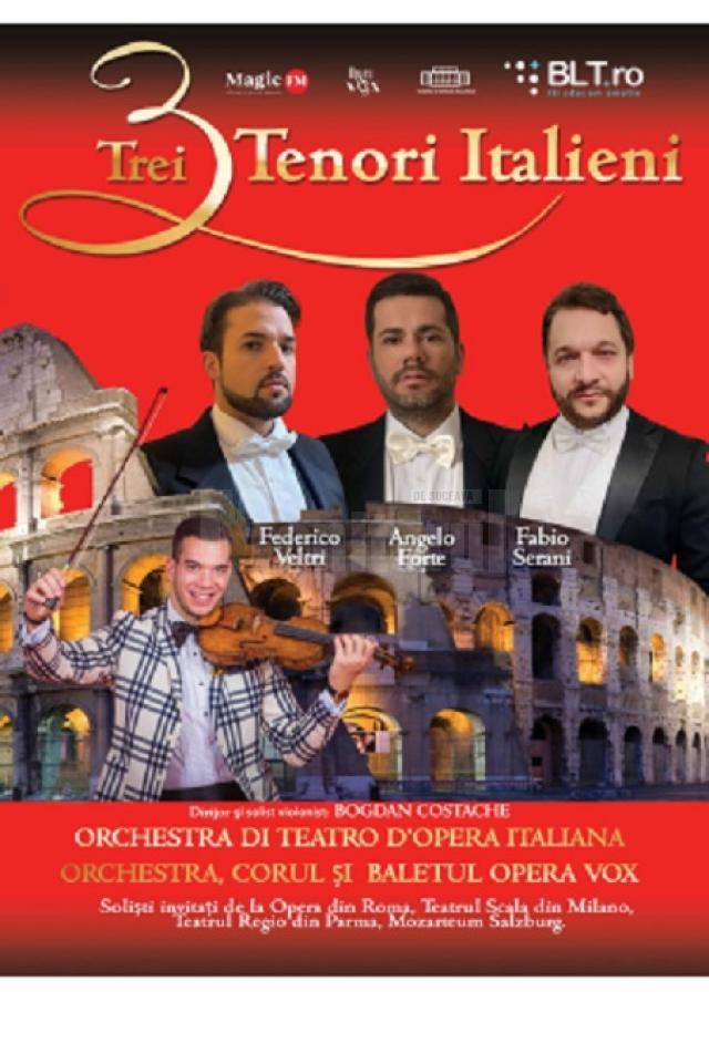 Călătorie muzicală în „Bella Italia”, pe ritmurile canzonetelor napoletane, în martie, pe scena suceveană