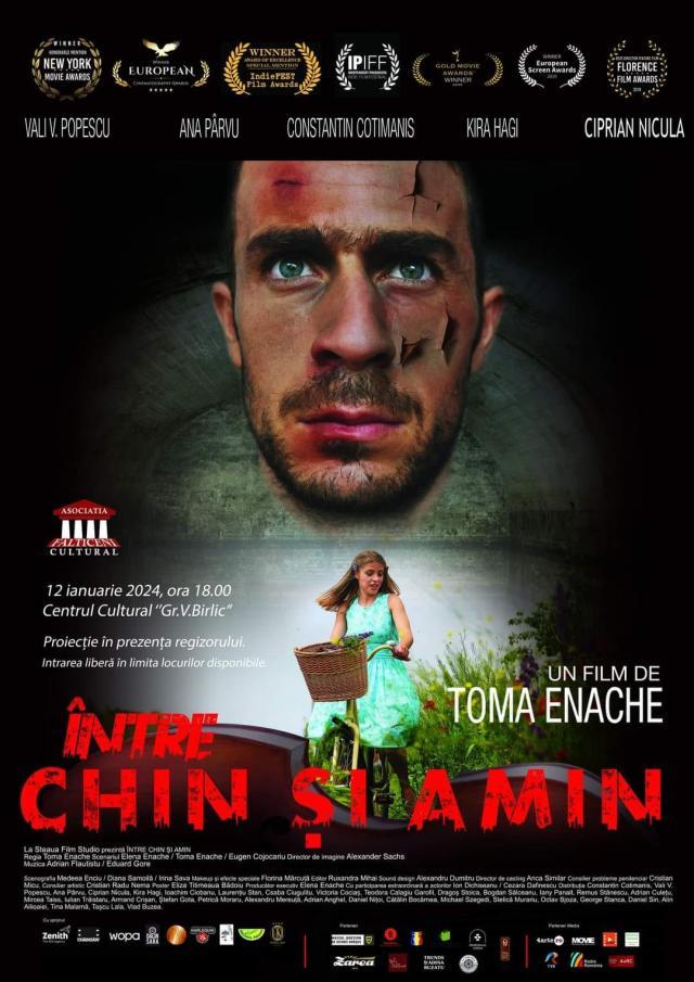 Filmul „Între chin și amin" și spectacolul „Poezia va salva lumea", la Centrul Cultural „Gr. V. Birlic" Fălticeni