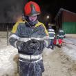 Intervenția pompierilor, la minus 18 grade Celsius