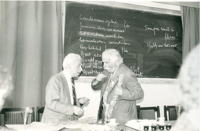 Prof. Haim Riemer și prof. Ioan Nemeș, doi profesori „ștefaniști”