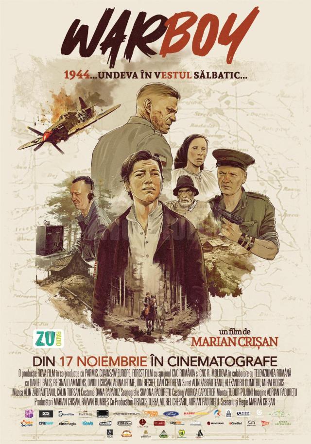 WARBOY, un film cu elemente de western, va fi difuzat la Gura Humorului, Suceava, Rădăuți și Siret