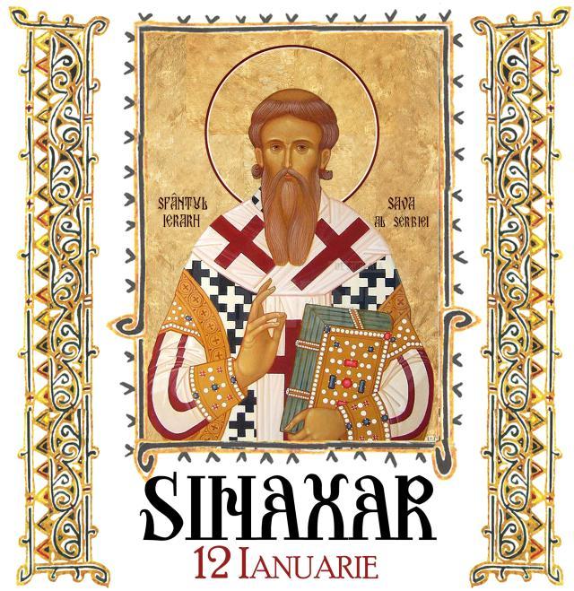 Sinaxar 12 ianuarie 2024