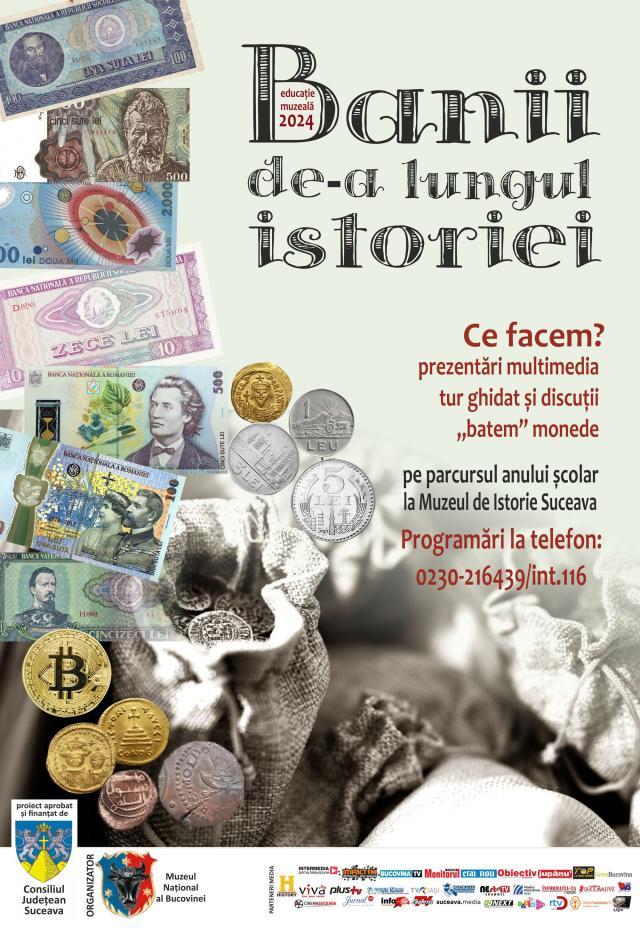 „Banii de-a lungul istoriei”, o oră de muzeu captivantă pentru copii și tineri