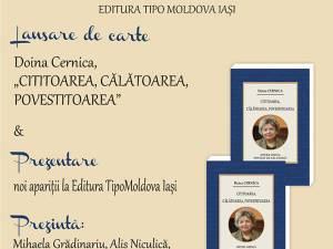Scriitoarea Doina Cernica își lansează, joi, la Biblioteca Bucovinei, volumul „Cititoarea, călătoarea, povestitoarea”