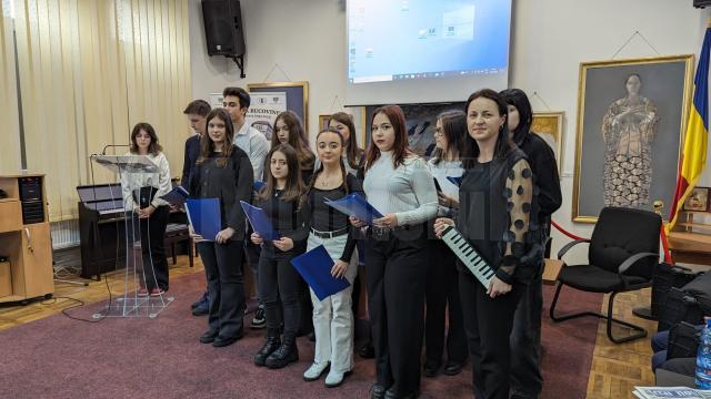 Grupul vocal „Artes” de la Colegiul de Artă „Ciprian Porumbescu” Suceava