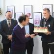 Maestrul Mihai Pânzaru - PIM și-a sărbătorit ziua de naștere printre prieteni și colaboratori, la Galeria Zamca Foto artistul.studio