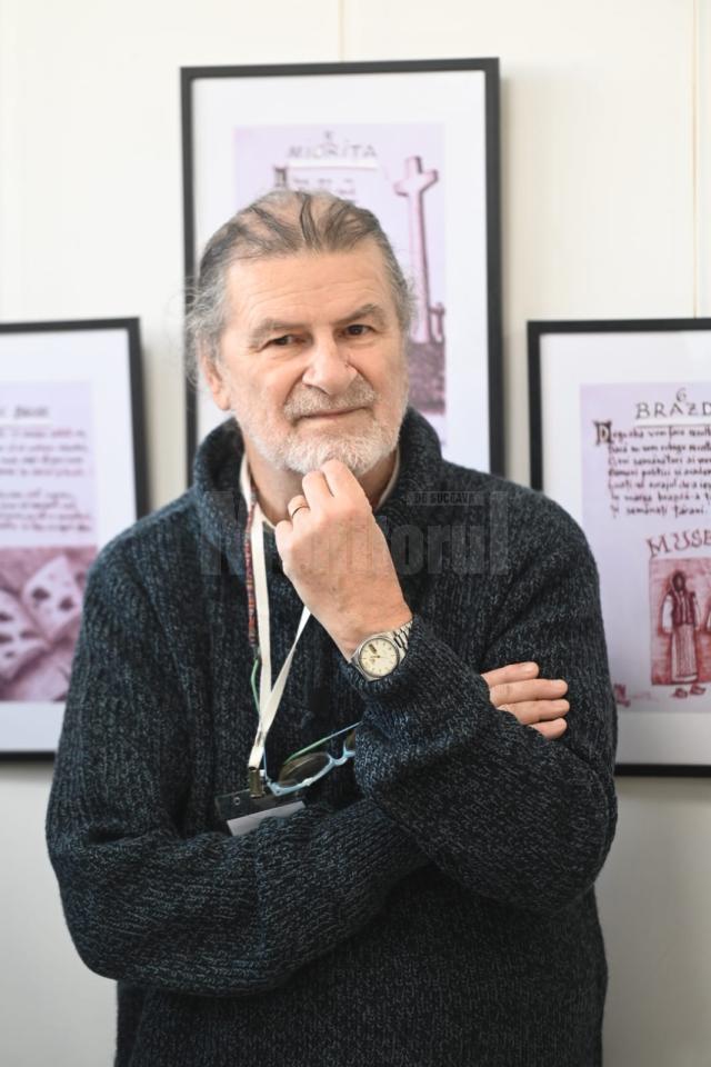 Maestrul Mihai Pânzaru - PIM și-a sărbătorit ziua de naștere printre prieteni și colaboratori, la Galeria Zamca Foto artistul.studio