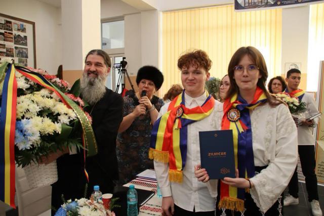 Inaugurarea și sfințirea Cabinetului de limba și literatura română „Mihai Eminescu” de la Colegiul Tehnic Rădăuți