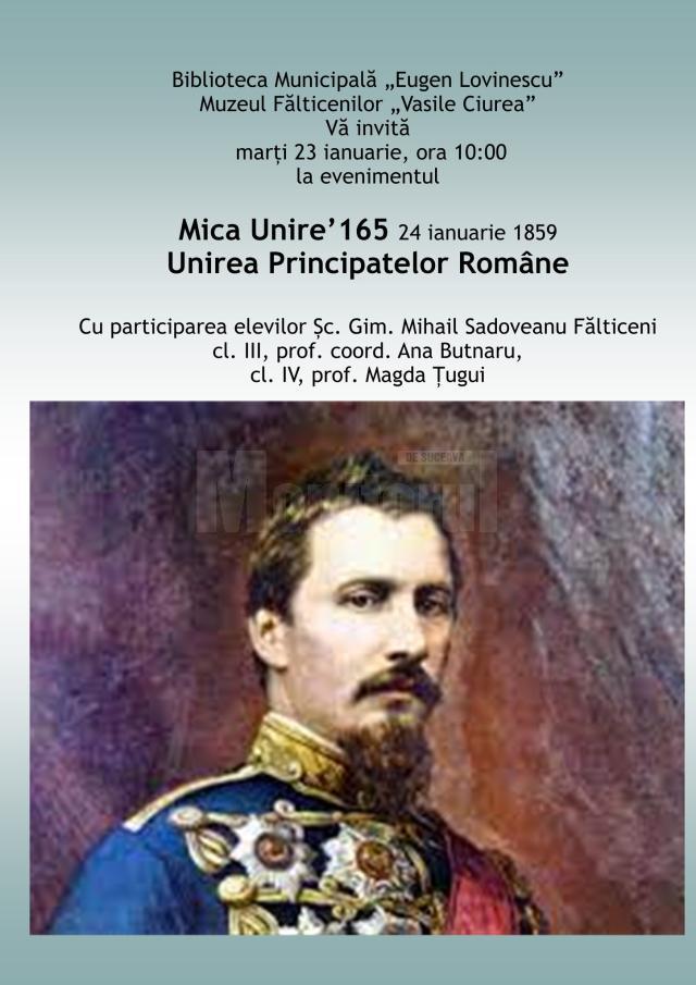 Vernisajul expoziției „Unirea Principatelor Române”, la Fălticeni