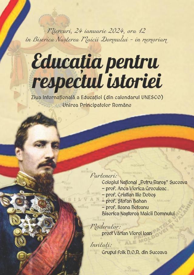 „Educația pentru respectul istoriei”, miercuri, la Biserica „Nașterea Maicii Domnului” - In Memoriam