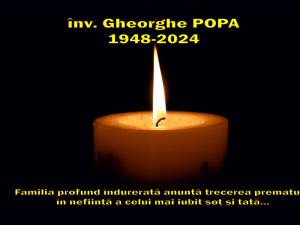 Învățătorul fălticenean Gheorghe Popa a plecat la Ceruri, la vârsta de 75 de ani