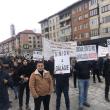 Aproape 100 de suceveni au protestat contra liderului AUR, George Simion