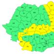 Cod galben de intensificări ale vântului și viscol, până vineri seara