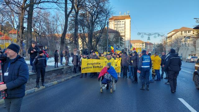 Marș de protest până la Primăria Suceava