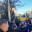 Numărul participanților la miting și marșul de protest a fost de 1.200 de persoane