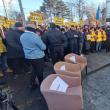 Miting împotriva lui Gheorghe Flutur, cu membri și simpatizanți AUR din județele Suceava, Iași, Botoșani, Neamț, Bistrița-Năsăud și din București