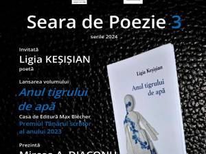 Poeta Ligia Keșișian, invitată la „Seara de Poezie” organizată la Teatrul Municipal „Matei Vișniec”