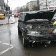 Autoturismul de teren implicat în accident