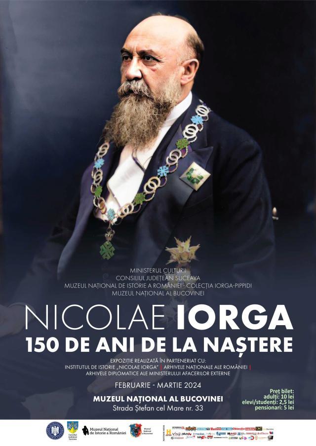 Expoziția „Nicolae Iorga – 150 de ani de la naștere”, la Muzeul de Istorie
