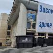 PNL a amplasat în centrul Sucevei un banner imens cu mesajul „Bucovina ținutul Libertății ...
