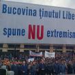 Gheorghe Flutur și PNL Suceava au organizat cel mai mare miting împotriva extremismului din România