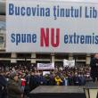 Gheorghe Flutur a organizat la Suceava cel mai mare miting antiextremism din România