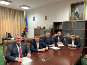 Deputatul PSD Gheorghe Șoldan a fost prezent alături de primarii care au semnat contractele pentru rețelele de gaz metan