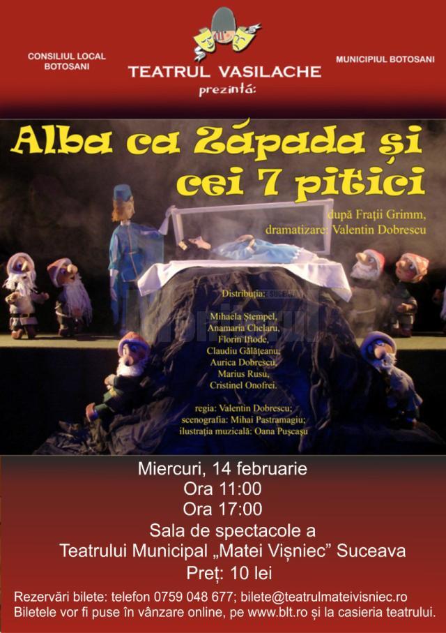 Spectacolul de teatru „De toți pereții (Totul se transformă)”, pe scena Casei de Cultură a Sindicatelor Suceava