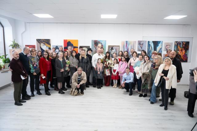 Vernisajul expoziției a avut loc marți, 6 februarie 2024, în prezența unui public numeros. Foto artistul.studio