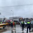 Accident cu trei mașini implicate, în intersecția din fața Lidl Burdujeni