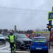 Accident cu trei mașini implicate, în intersecția din fața Lidl Burdujeni