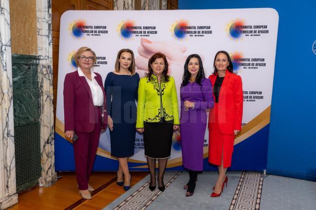 Liliana Agheorghicesei (stânga) se numără printre cele patru antreprenoare care au pus bazele Patronatului European al Femeilor de Afaceri