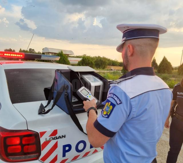 O șoferiță a fost depistată în trafic cu o alcoolemie uriașă