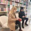 Actorul Bogdan Amurăriței și Narcisa Marian, de Ziua Națională a Lecturii, la acțiunea organizată de TMMVS la Librăria Alexandria