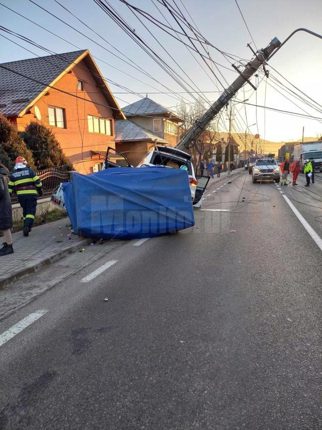 Accident la Câmpulung Moldovenesc