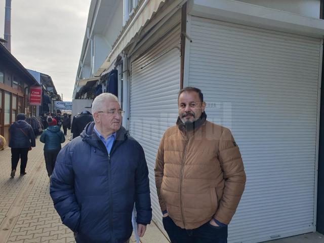 Primarul Sucevei, Ion Lungu, prezent în Bazar, la discuții cu comercianții