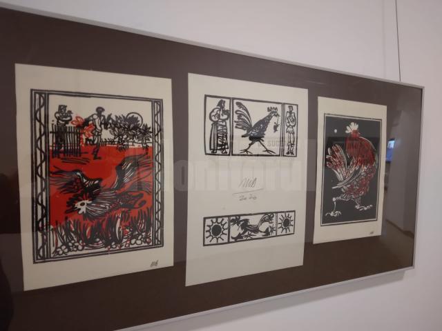 Expoziția de gravură și carte bibliofilă a artistului și acad. Mircia Dumitrescu, la Suceava