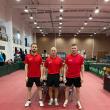 Echipa de tenis de masă a clubului Șomuz Fălticeni, pe podium în Divizia B
