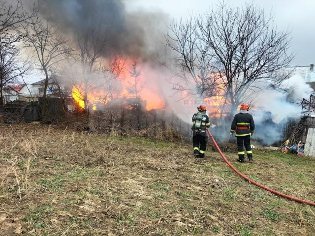 O femeie a suferit un atac de panică în timpul unui incendiu