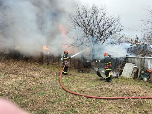 O femeie a suferit un atac de panică în timpul unui incendiu