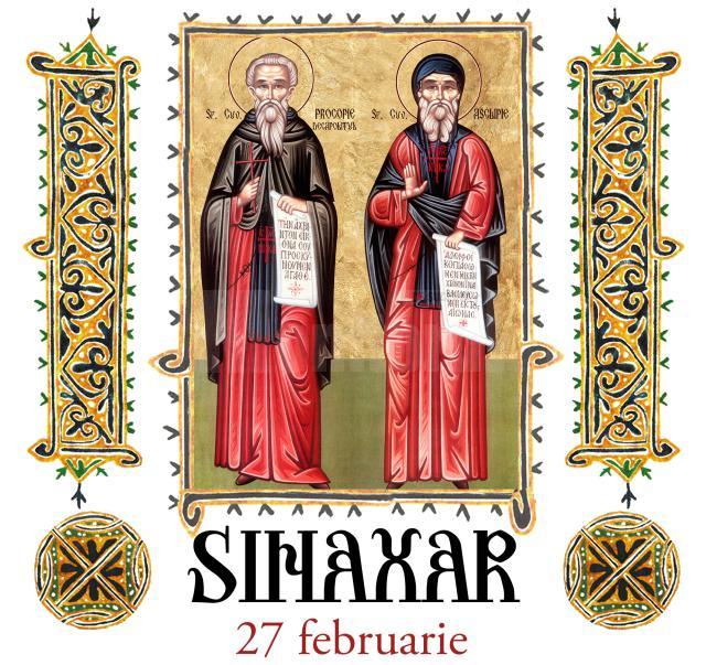 Sinaxar 27 februarie 2024