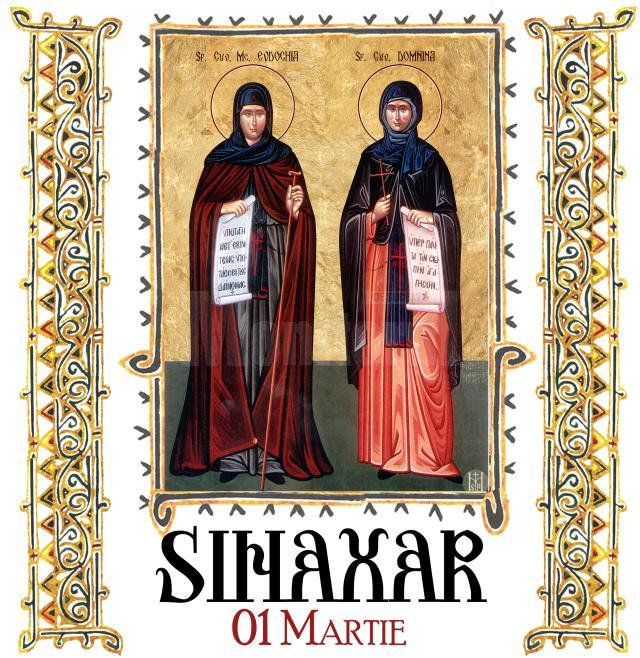 Sinaxar 01 martie 2024